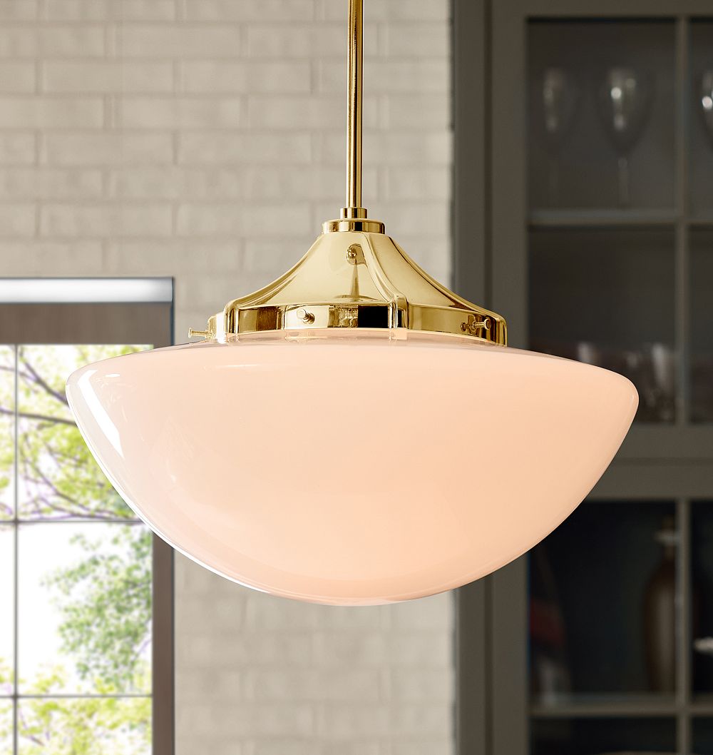 Kristof Pendant, 8" Fitter by Rejuvenation
