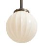 Pendant with Vintage Milk Glass Globe Shade