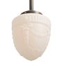Pendant with Vintage Pressed Glass Classical Revival Shade