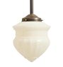 Pendant with Vintage Pressed Glass Classical Revival Shade