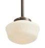 Pendant with Vintage Schoolhouse Shade