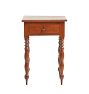 Vintage Traditional Wooden Nighstand with Turned Legs