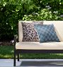 Woven Checkered Outdoor Pillow