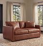 Wrenton Leather Sofa, 72-108"