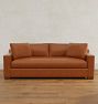 Sublimity Leather Sofa, 78-114"