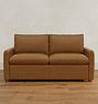 Roswell Leather Sofa, 72-108"