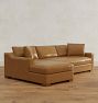 Sublimity Leather 2-Piece Chaise Sectional