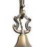 Vintage Classical Revival 3-Light Pan Chandelier with Turnkey Sockets