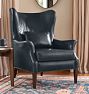 Clinton Modern Wingback Leather Recliner Chair