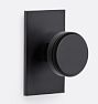 Blair Interior Door Set Rectangle Plate with Knob, Passage - Oil-Rubbed Bronze