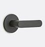 Bowman Interior Door Set Round Plate with Lever, Passage - Oil-Rubbed Bronze