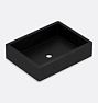 Nipomo Bath Sink Single 19.5in Nativestone Charcoal