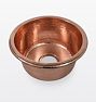 Redondo Chico Kitchen Sink Prep 15in Copper