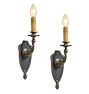 Vintage Colonial Revival Cast Sconces Set of 2