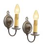 Vintage Classical Revival Simplistic  Sconce Set of 2