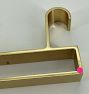 Open Box: Strap Shelf Bracket and Rod Set - Aged Brass