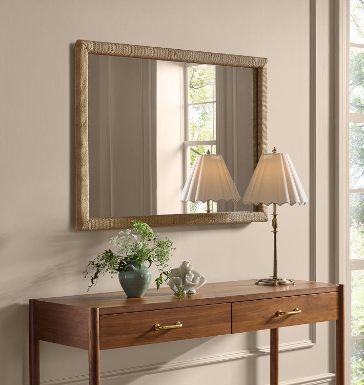 Caroline Papercord Mirror | Rejuvenation