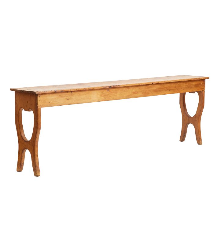 Vintage Traditional 19th Century Pine Dining Table by Rejuvenation