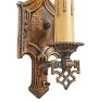 Vintage Romance Revival Cast Bronze Sconces Set of 2