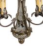 Vintage Romance Revival Floral Motif Double Light Sconce