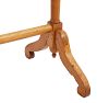 Vintage Traditional 19th Century Biedermeier Side Table with Tray Top and Single Drawer