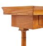 Vintage Traditional 19th Century Biedermeier Side Table with Tray Top and Single Drawer