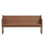 Vintage Traditional Rustic Wood Painted Church Pew Bench