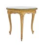 Vintage Victorian Louis XV  Parlor Table with Mirrored Top