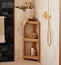 Adela Teak 3-Tier Corner Shelf
