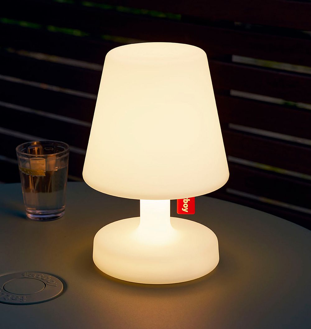 Edison Petit Outdoor Rechargeable LED Table Lamp by Rejuvenation