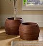 Rinna Rattan Round Basket