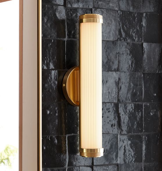 Trask LED Linear Sconce by Rejuvenation