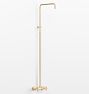 West Slope Exposed Shower Set - Aged Brass