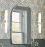 Arched Metal Framed Mirror