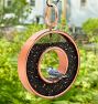 Copper Fly-Through Bird Feeder with Mesh Panels