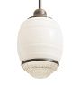 Pendant with Vintage Midcentury Modern 3-Piece Barrell Shade