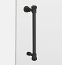 Rigdon 8" Shower Door Pull with Knob