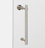 Sommerville 8" Shower Door Pull with Knob