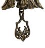 Vintage Classical Revival 5-Light Bare-Bulb Chandelier
