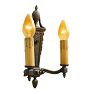 Vintage Pair of Classical Revival  2-Arm Candle Sconces
