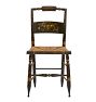 Vintage Set of 4 Hitchcock-Style Painted Dining Chairs