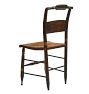 Vintage Set of 4 Hitchcock-Style Painted Dining Chairs