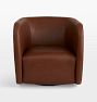 Estelle Leather Swivel Chair