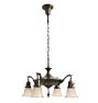 Chandelier classical revival 4 light