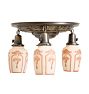 Flush mount classical revvial 3 light