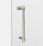 Rigdon 8" Shower Door Pull with Knob