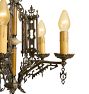 Vintage Art Deco 5-Light Candle Chandelier