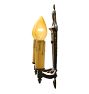 Vintage Pair of Classical Revival  2-Arm Candle Sconces