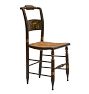 Vintage Set of 4 Hitchcock-Style Painted Dining Chairs