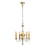 Chandelier classical revival silver plated 5 arms